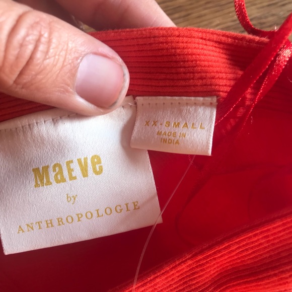 Maeve Orange One Shoulder Top - Picture 3 of 6